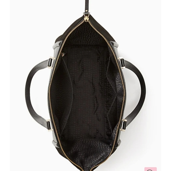 Kate Spade Lewis Drive Alanie Leather & Suede Tote Bag, Black - EUC - Picture 3 of 12